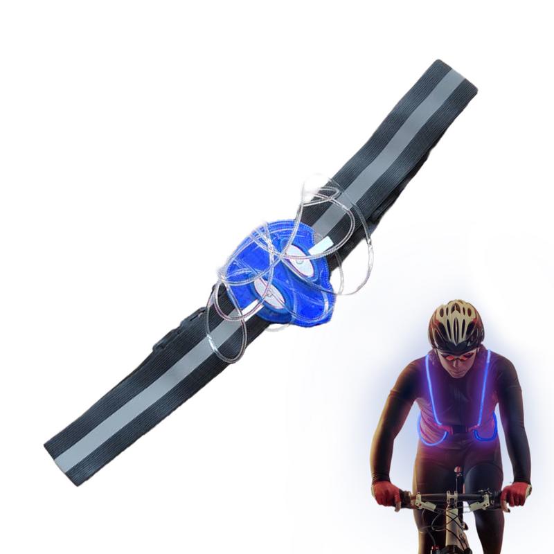 Running Gear Night - Oplichtend hardloopvest Reflecterend verstelbare veiligheidsuitrusting Fietsen