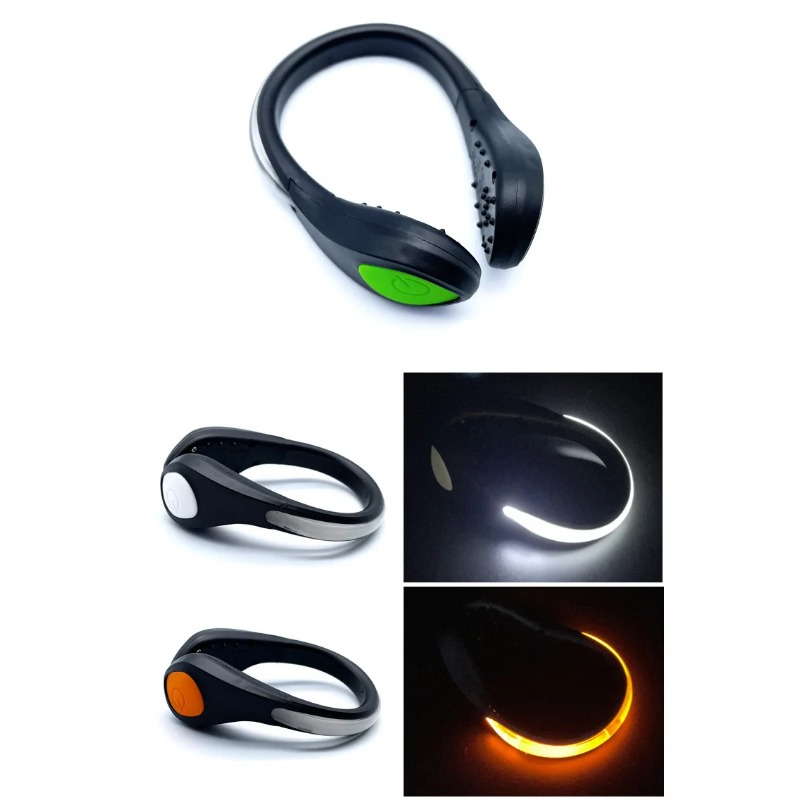 Running Gear Night - Nieuwe Lichtgevende Schoenclip LED Veiligheidswaarschuwingslamp voor