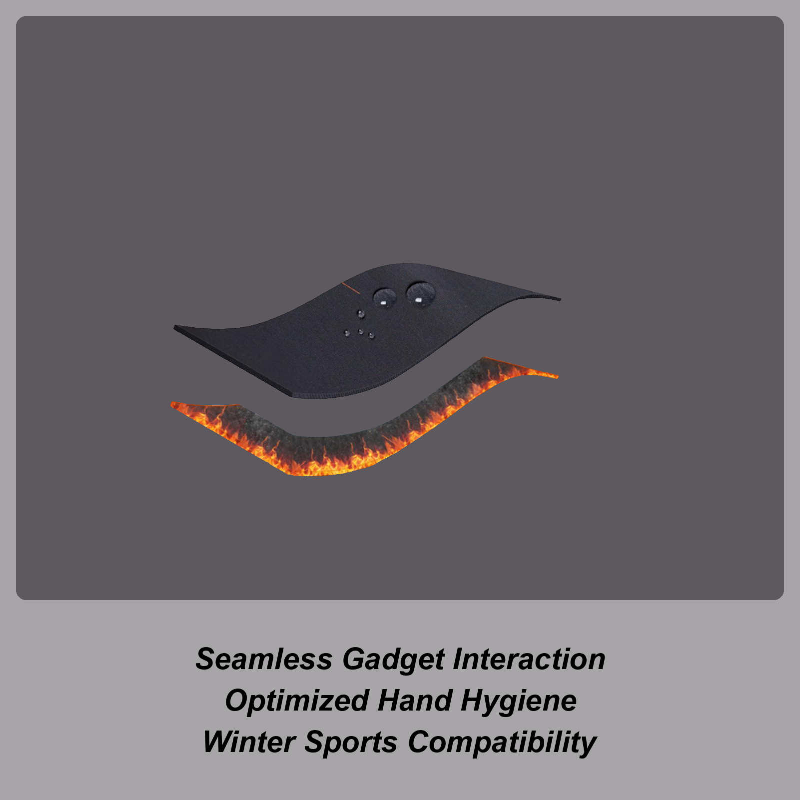 Running Gear In Snow - Winterwarme handschoenen Winddicht touchscreen Koud weer