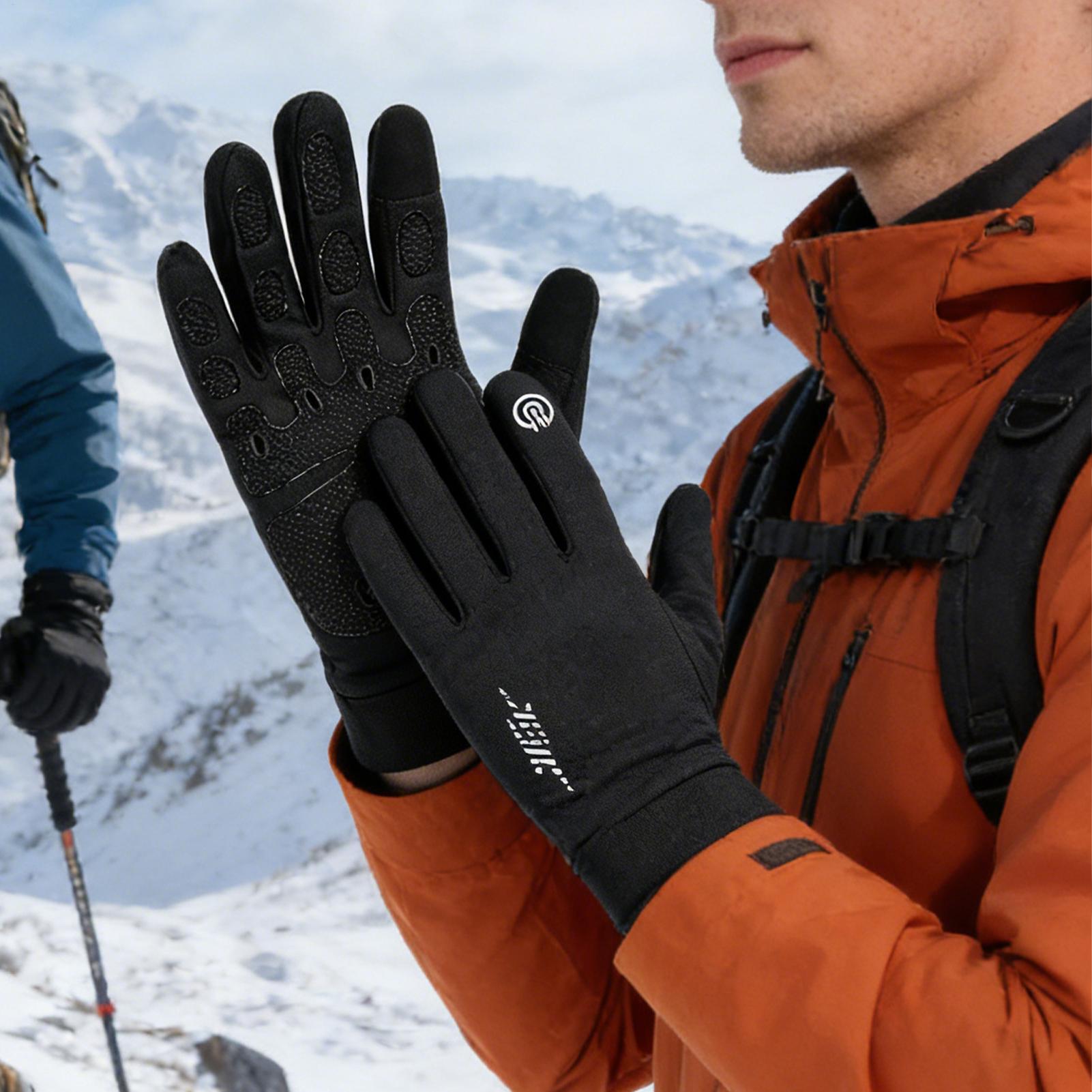 Running Gear In Snow - Warme fietshandschoenen Outdooruitrusting met volledige vingers