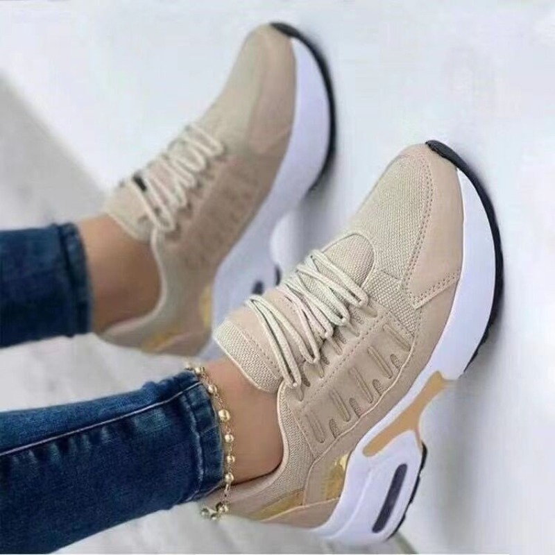Running Gear Shoes - Damesmode sneaker platform luchtkussen ademend mesh