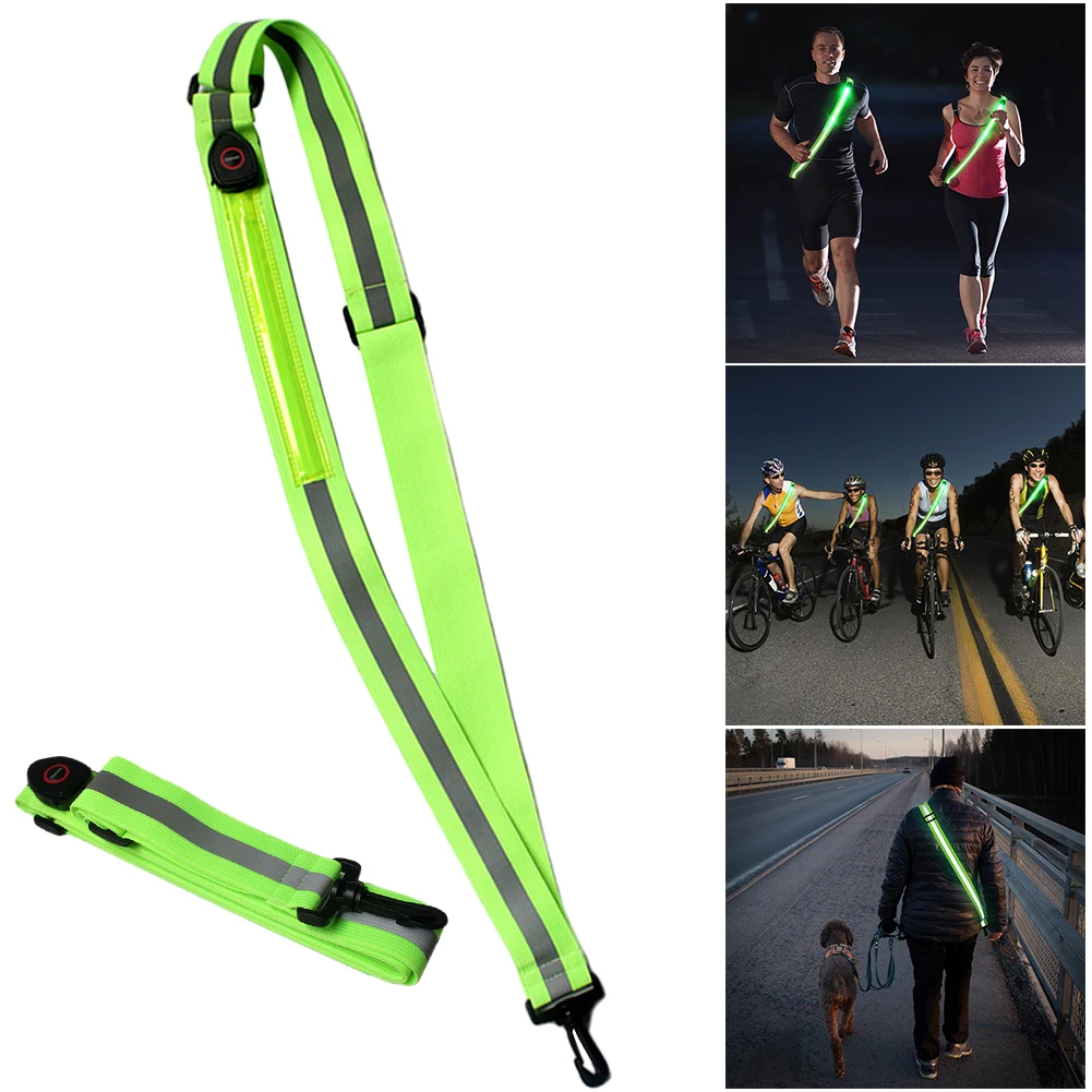 Running Gear Night - Usb Oplaadbare Fietsen Reflecterende Hardloopkleding Led