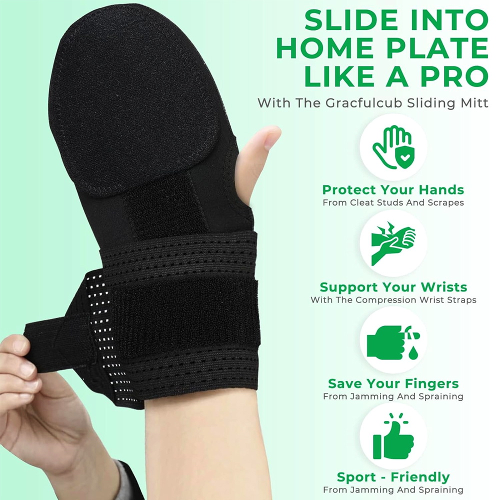 1PC Baseball Sliding Mitt Guar - Running Gear Essentials recensie en prijs