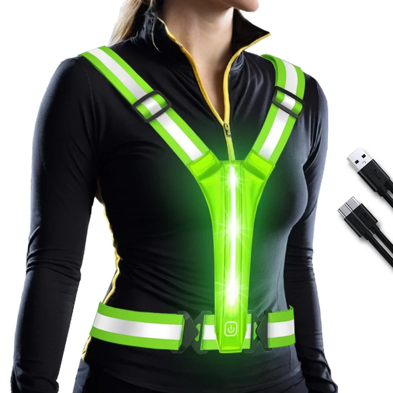 LED reflecterend hardloopvest, - Running Gear Night recensie en prijs