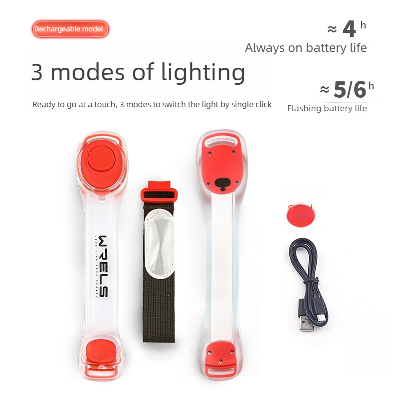Oplaadbare LED-verlichte armba - Running Gear Night recensie en prijs
