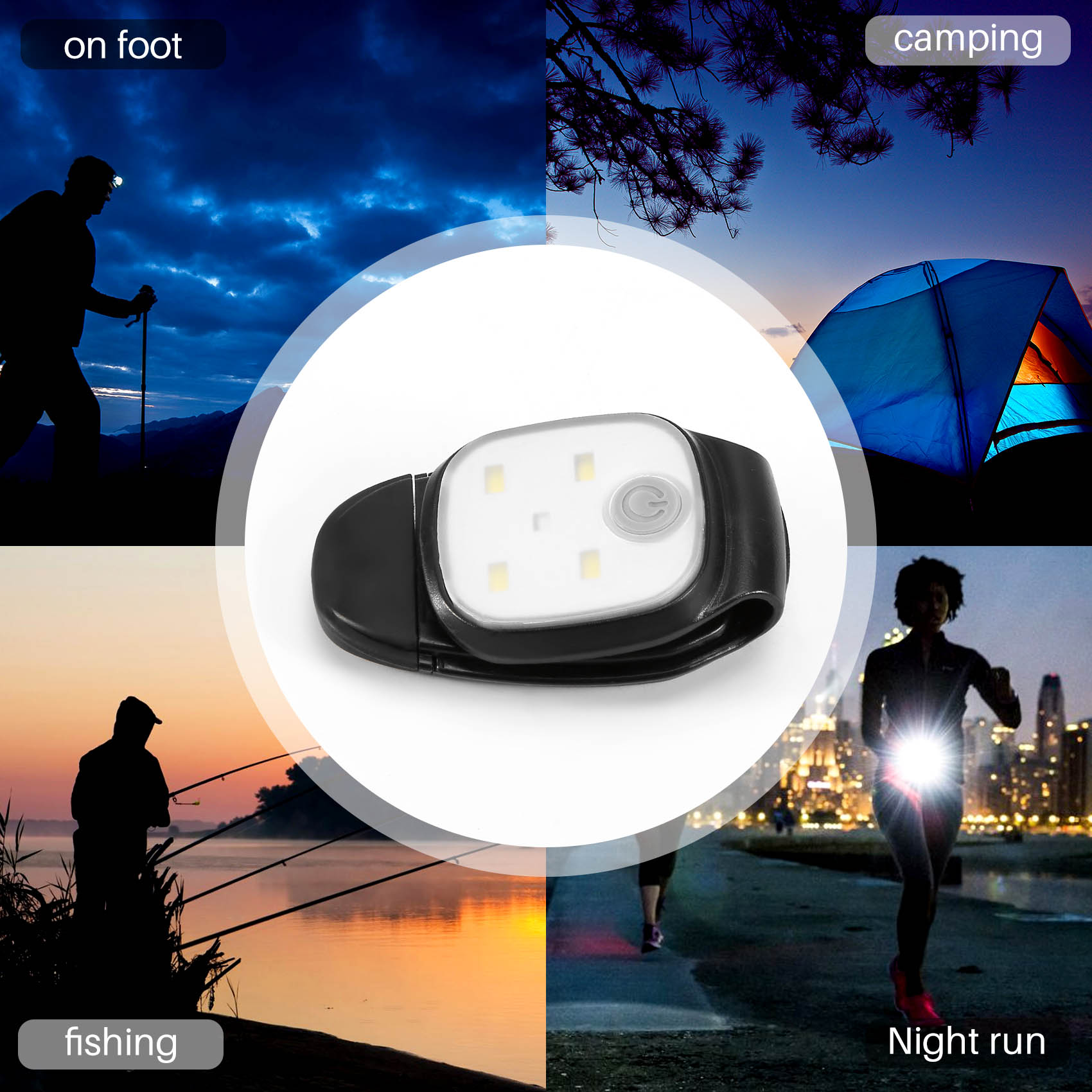 XSXS-buiten nachtclip op loopl - Running Gear Night recensie en prijs