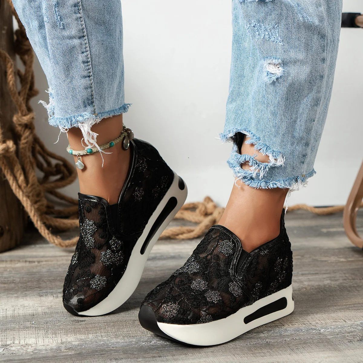 Kant Flats Platform Vrouwen Sp - Running Gear Shoes recensie en prijs